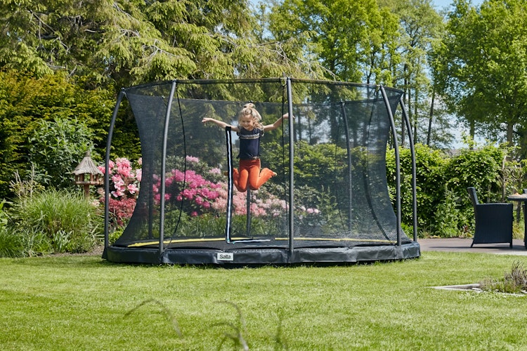 Salta Trampolin Comfort Edition Ground mit Sicherheitsnetz