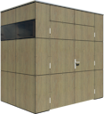 Vorschaubild Bertilo Gartenhaus HPL Mini - 6 mm