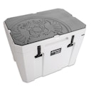 Vorschaubild Petromax Haft-Auflage Kühlbox kx50 grau mit Drachenemblem