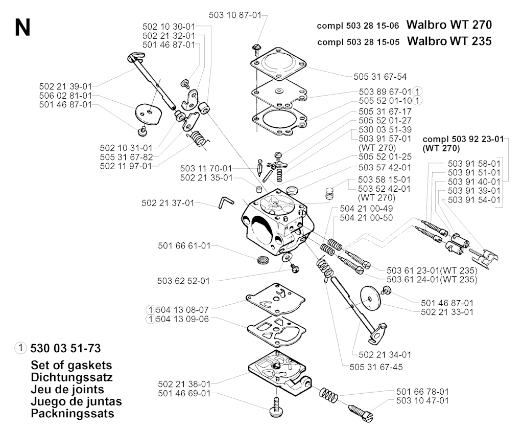 Explosionszeichnung Ersatzteile