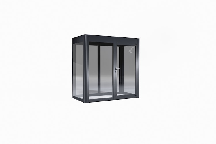 SunElements Design Gewächshaus/Sommergarten SunGarden Power mit 400 Wp PH-Dach 