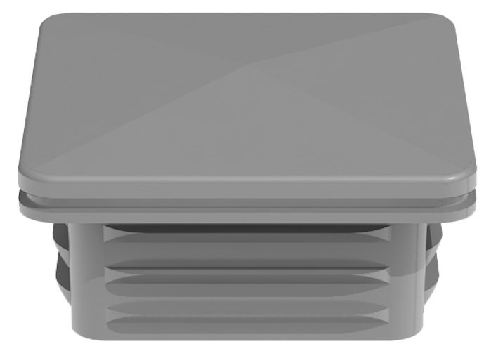 GroJa Ersatz-Pfostenkappe 6 x 6 cm für Alupfosten