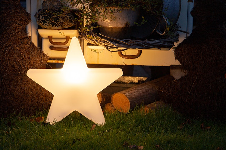 8 seasons design LED-Dekoleuchte Shining Star (WW), verschiedene Größen und Farben