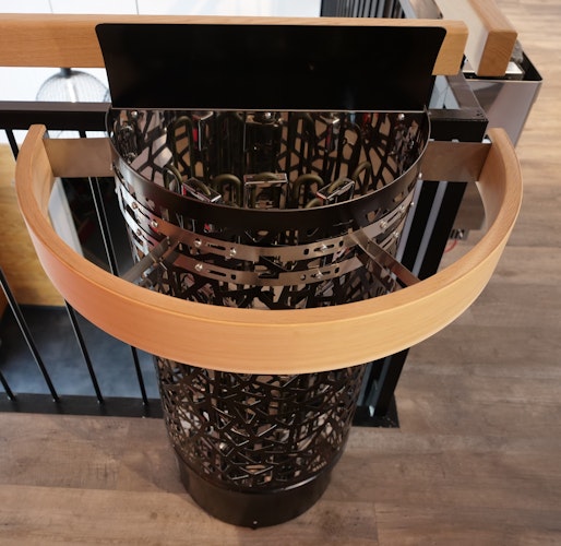 Infraworld Finnischer Saunaofen Atlas Wall Black