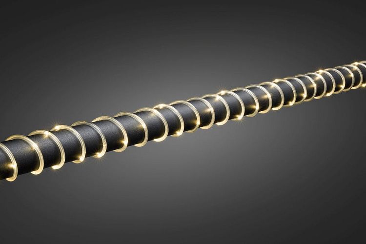 Konstsmide Weihnachtsbeleuchtung  LED Mini Lichterschlauch 65 warmweiße Dioden 5m