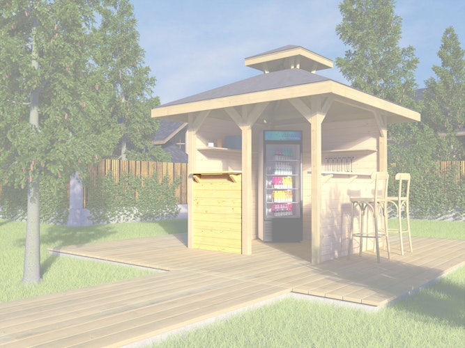 Weka Treseneingang (1x) für Gartenoase 651 Gr. 1 (294 x 294 cm)