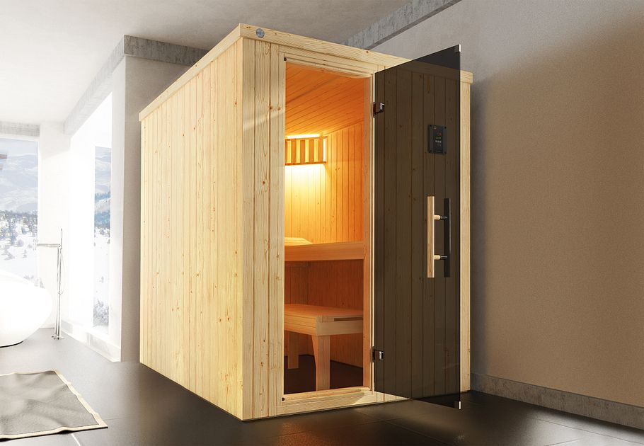 Weka Elementsauna Kaarina 1 mit Fronteinstieg - 68 mm kaufen