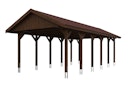 Vorschaubild Skan Holz Wallgau - Satteldach Einzelcarport Breite 430 cm