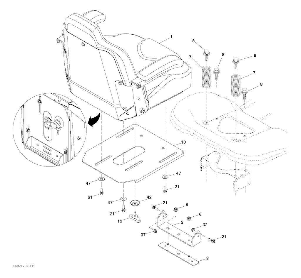 Explosionszeichnung Ersatzteile