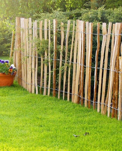 Noor Staketenzaun Berg-Haselnuss 5 oder 10 Meter Rolle