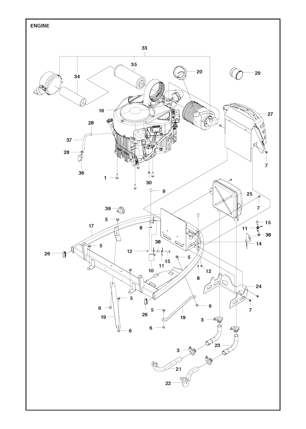 Explosionszeichnung Ersatzteile