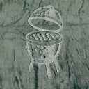 Vorschaubild Big Green Egg Fleecedecke