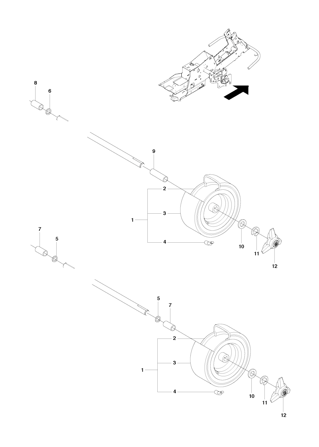 Explosionszeichnung Ersatzteile