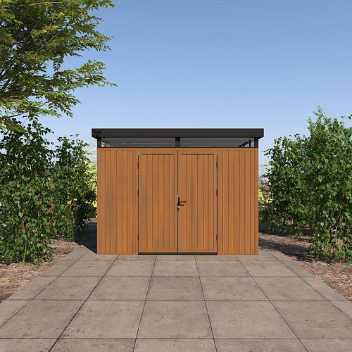 NewTechWood WPC Gartenhaus Cella 1010 mit Doppeltür - 21 mm