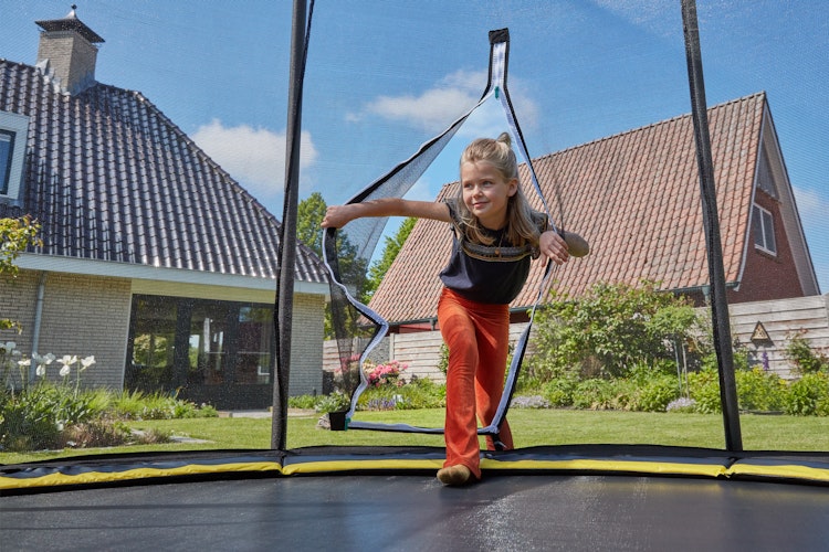Salta Trampolin Comfort Edition Ground mit Sicherheitsnetz