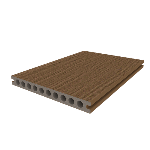 NewTechWood Gigante Vintage WPC-Terrassendiele Hohlkammer Teak  23 x 210 mm