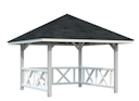 Vorschaubild Palmako Pavillon Bianca 8,3 m² Set 101