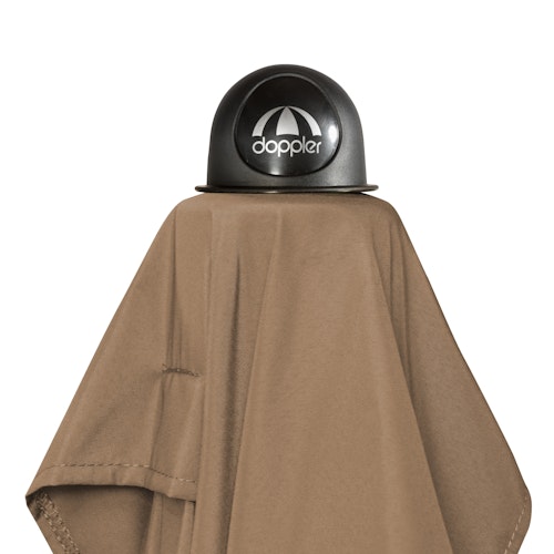 doppler Mittelmastschirm ACTIVE 210 x 140 Auto-Tilt, Aluminium Silber / Polyester 180 g/m²