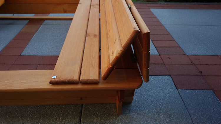 Weka Sandkasten 196 B 100 x 100 cm