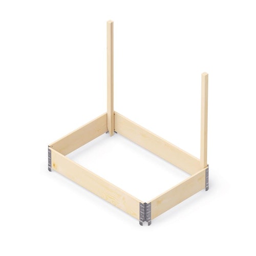 NOOR upyard™ Halterung für Rankgitter, Set von 2 Stück natur