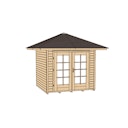 Vorschaubild Weka 28 mm Gartenhaus 177 4-Eck