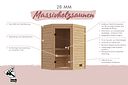 Vorschaubild Karibu Sauna Valida  (Eckeinstieg) - 28 mm Massivholz Aktionssauna 230 Volt Plug & Play
