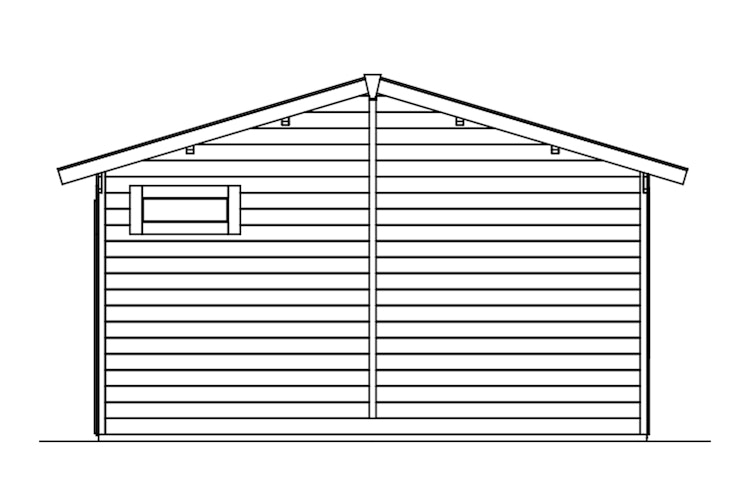 Skan Holz Gartenhaus Utrecht - 28 mm