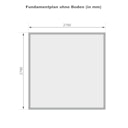 Vorschaubild Karibu Gartenhaus Blockbohlenhaus Flora 3/5 - inkl. Dachbegrünungsmaterial