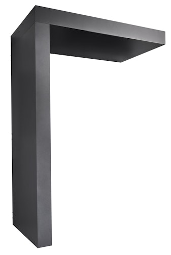 Gutta Rechteckvordach BS Plus 160 Sondermaß inkl. Seitenteil und Briefkasten  (neues Modell)