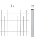 Vorschaubild Alberts® Zaun Anbauset Madrid zum Einbetonieren