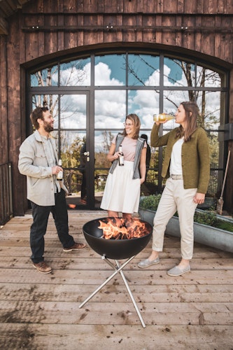 höfats BOWL 57 Feuerschale mit Dreibein