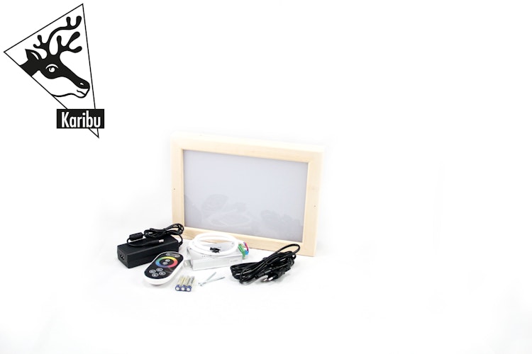 Karibu LED Farblicht Größe 2 für Innensaunen (320 x 240 x 38 mm)