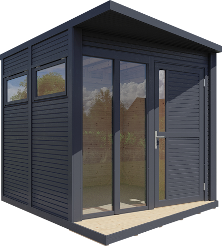 Bertilo Gartenhaus Concept Office - 18 mm