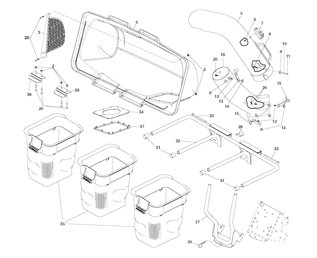 Explosionszeichnung Ersatzteile