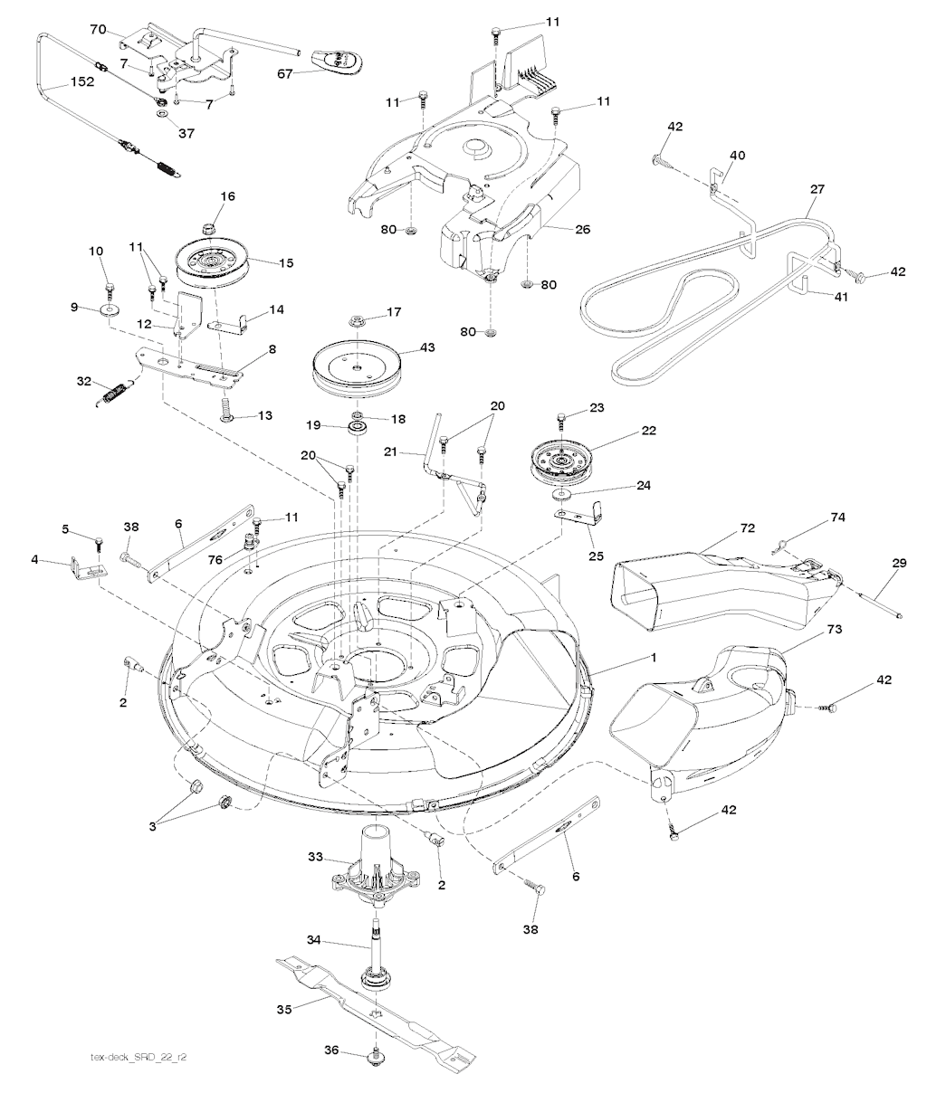 Explosionszeichnung Ersatzteile