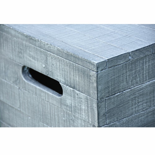 Gardenforma Abdeckung für Gasflaschen, Holzoptik grau  Faser-Beton, für 5kg Gasbehälter