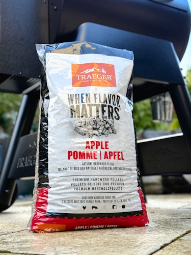 Traeger Hartholz Pellets APFEL, 9 kg Beutel