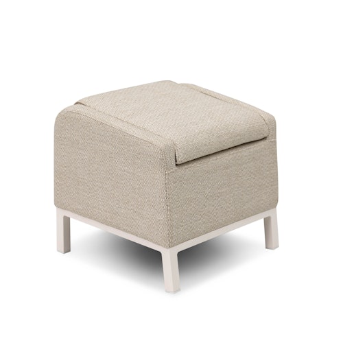 BEST Relaxsessel RIGA inkl. Fußhocker, Aluminium / Sunproof (100 % Polypropylen)
