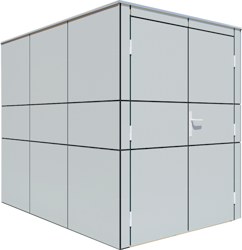 Bertilo HPL Fahrradgarage - 6 mm