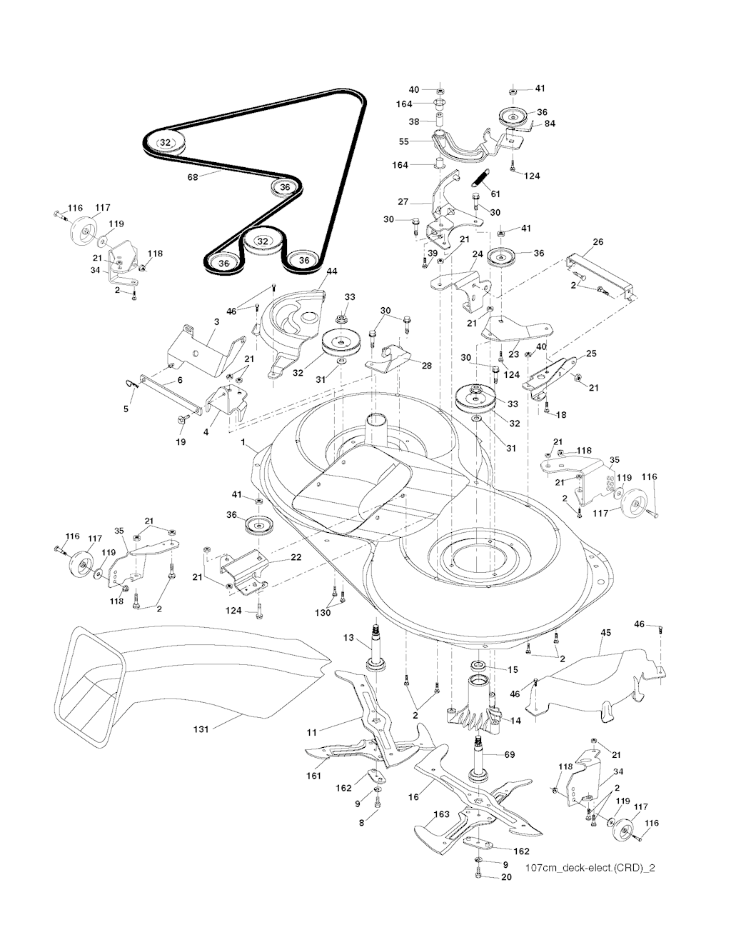 Explosionszeichnung Ersatzteile