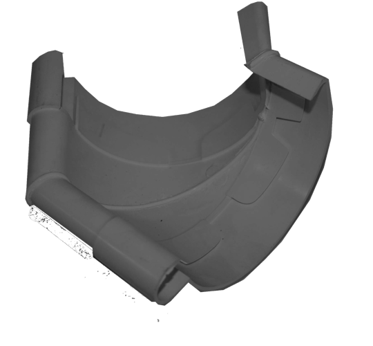 Außenwinkel 120° zum Kleben (6-Eck), RG100 Typ 300 anthrazit