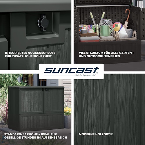 Suncast Kunststoff-Gartenschrank 738 L