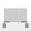 Vorschaubild TraumGarten SYSTEM / DESIGN Alu Doppeltor auf Maß mit E-Antrieb