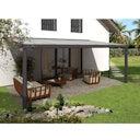 Vorschaubild Skan Holz Aluminium Terrassenüberdachung Genua Breite 541 cm
