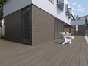 Vorschaubild NewTechWood Gigante WPC-Terrassendiele Hohlkammer Silver Gray  23 x 210 mm