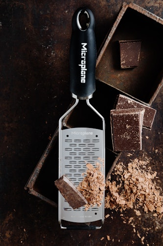 Microplane 2-Wege Schneide GOURMET Schwarz