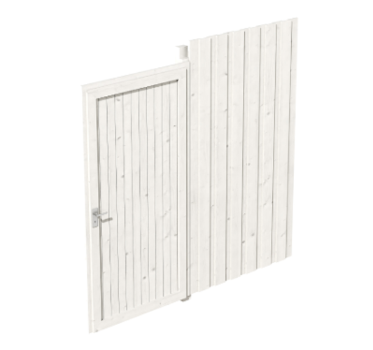 Skan Holz Seitenwand für Leimholz Carports - Deckelschalung