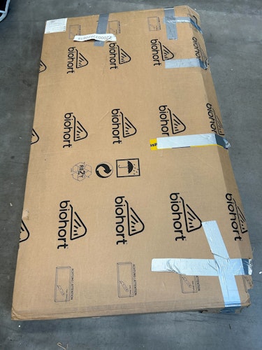 B-Ware Biohort Freizeitbox Metallbox 134 x 62 x 71 cm (Gr. 130) silber-metallic 