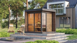 Weka Design Saunahaus Viira 2 mit Thermoholz - 40 mm