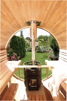 Wolff Finnhaus Rundglas für Saunafass de luxe Ø 235 cm